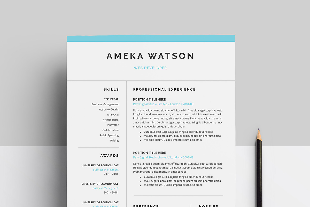 Resume, a Resume Template by paulresume (Photo 2 of 3)