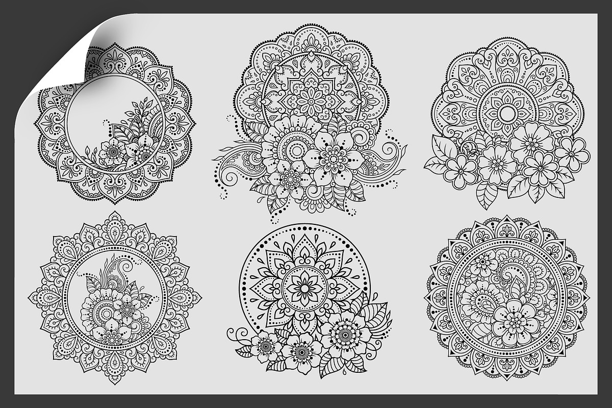 Mandalas collection, a Decorative Illustration by Katika Shop (Photo 3 of 8)