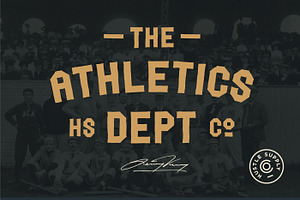 The Athletics Dept - Hand Drawn Font