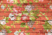 French Wood texture floral paper, a Texture Graphic by DidiArtWorld (Thumbnail 3 of 5)