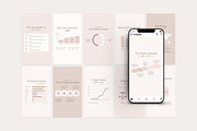 Infographic instagram templates, a Social Media Template by LiliesandBerries (Thumbnail 6 of 17)