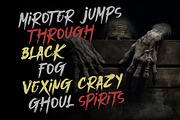 Miroter – Horror Brush Display Font, a Font by Bayuktx (Thumbnail 4 of 8)