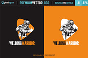 Welding Warrior Logo, a Branding & Logo Template by pixelogan (Thumbnail 2 of 3)