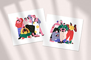 People with phones, online users set, a Person Illustration by Good Studio (Thumbnail 6 of 6)