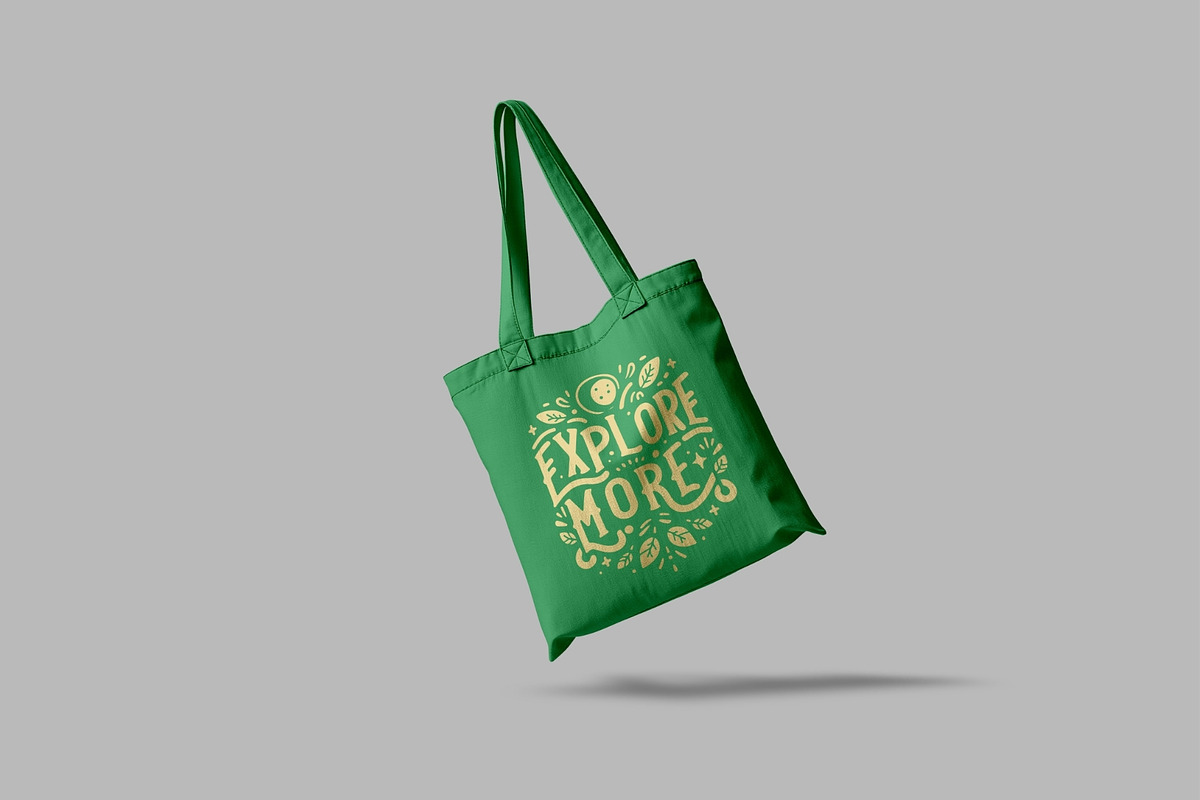 Realistic Tote Bag Mockup PSD, a Merchandise Mockup by MA-KING_ART (Photo 3 of 5)