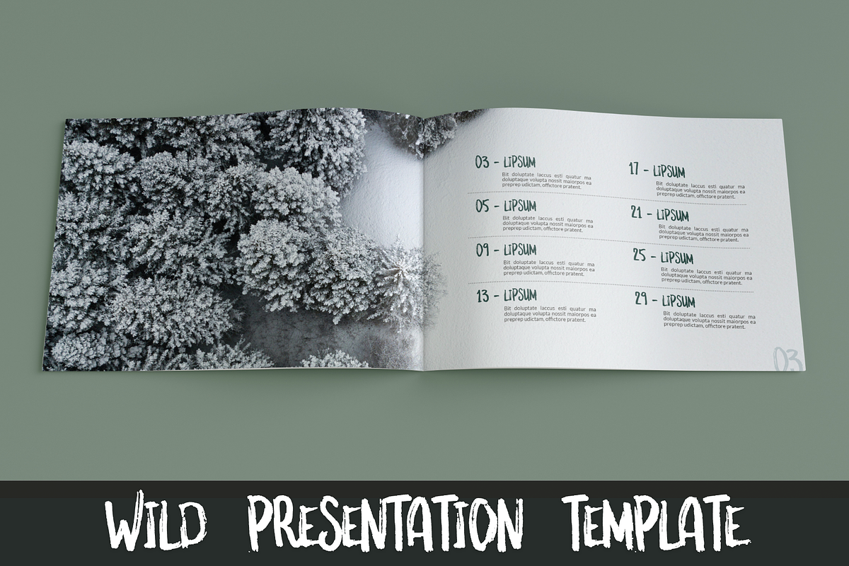 Wild Presentation Template, a Presentation Template by TemplateLab