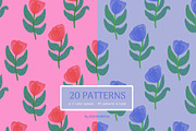 Boho Chic floral patterns, a Pattern Graphic by Annakniaz (Thumbnail 2 of 17)