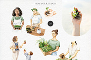 Home Garden watercolor collection, an Illustration by Natalia Fedorova (Thumbnail 5 of 10)