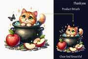 Cute Witchy Autumn Clipart PNG, a Graphic by designcity5 (Thumbnail 4 of 5)