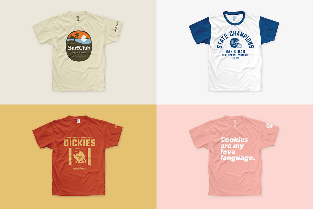 Crewneck T-Shirt Mockups, a Shirt Mockup by Komet & Flicker (Photo 6 of 12)