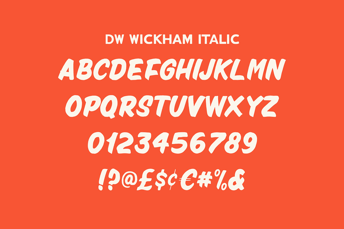 DW Wickham Vintage Font Duo, a Handwritten Font by Walker Design Co. (Photo 3 of 12)