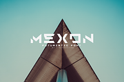 Mexon - Futuristic Font, a Sans Serif Font by Linecreative (Thumbnail 1 of 6)