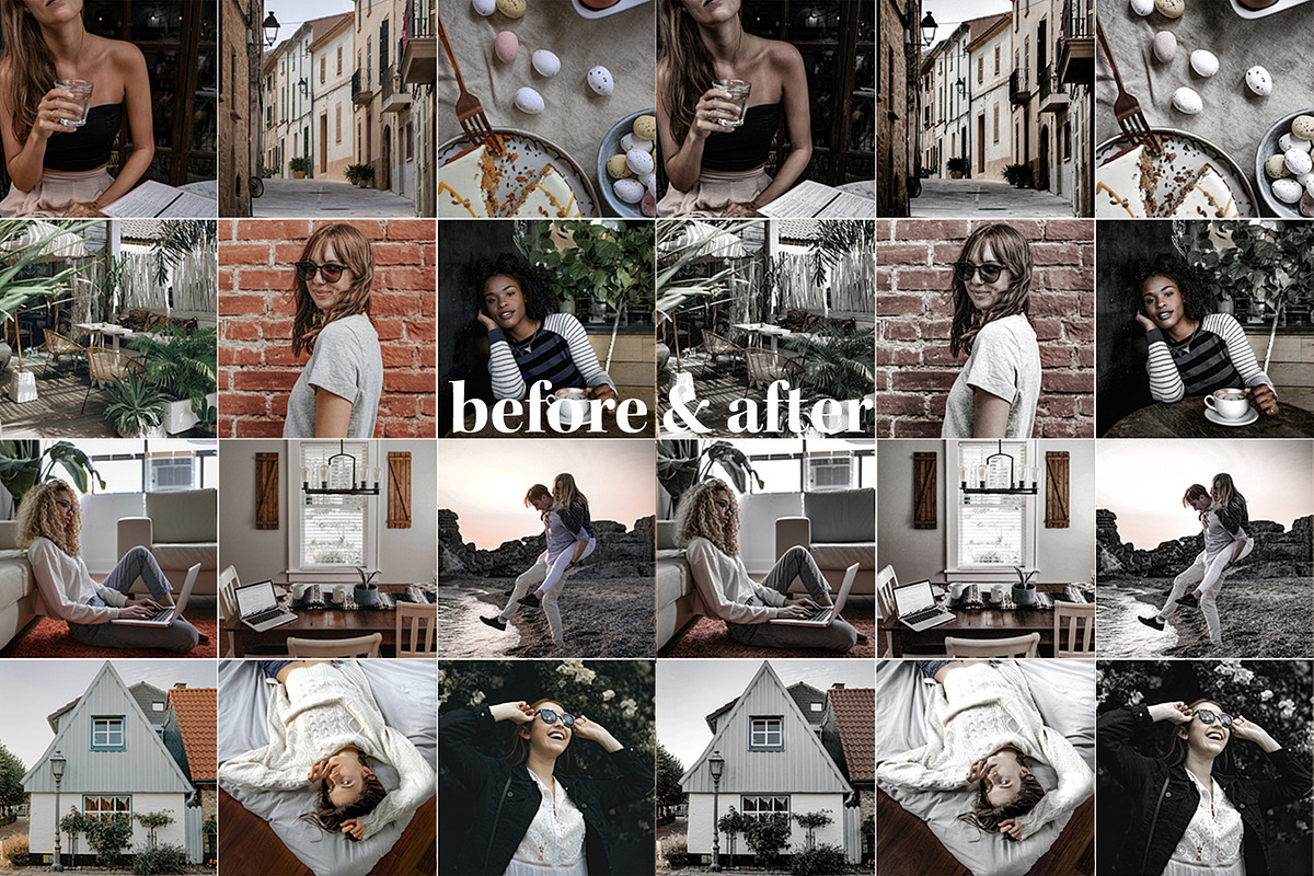 Minimal Grey Lightroom Mobile Preset, an Action Add-On by in between details (Photo 6 of 16)