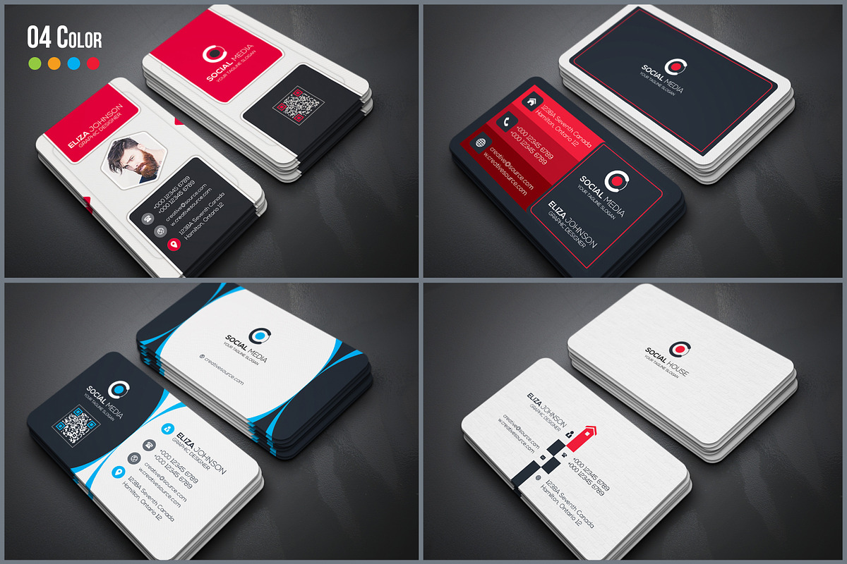 Business Cards Bundle 50, a Business Card Template by Genereux Art (Photo 13 of 14)
