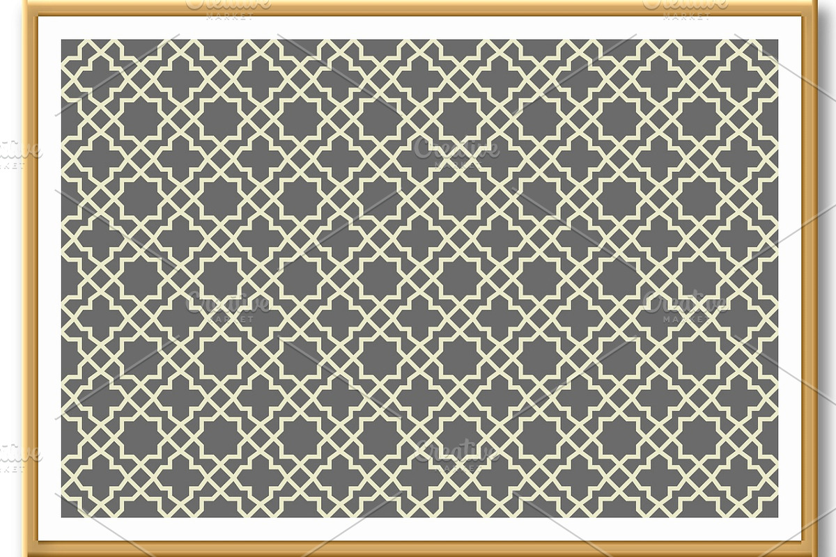 Geometric seamless pattern, a Pattern Graphic by RODINA (Photo 2 of 3)