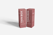 Thin Box Mockup, a Packaging Mockup by Indah (Thumbnail 2 of 6)