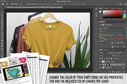 Color Changeable! Bella Canvas 3001, a Shirt Mockup by Allison Affourtit Mocks (Thumbnail 2 of 4)