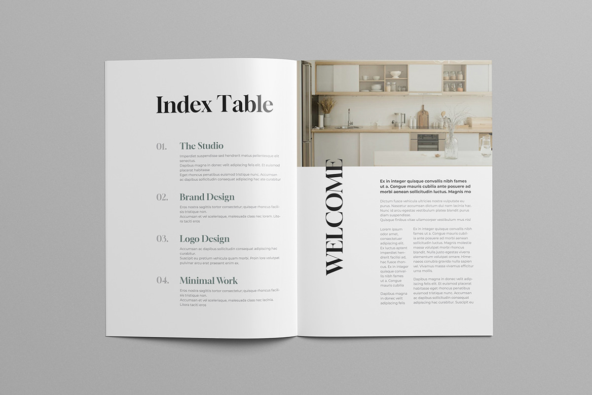 Works Portfolio Template, a Brochure Template by HiveArts (Photo 2 of 11)