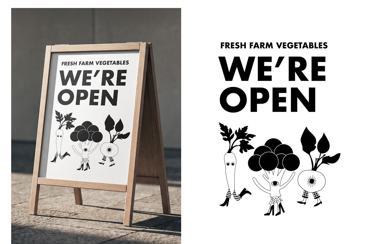 Walking Groceries: Vector Art, a Food Illustration by natahamilton (Photo 9 of 15)