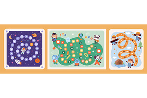 Kids step by step games. Funny, an Object Illustration by YummyBuum