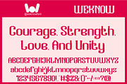 Mighty Hearts font, a Blackletter Font by weknow (Thumbnail 2 of 8)