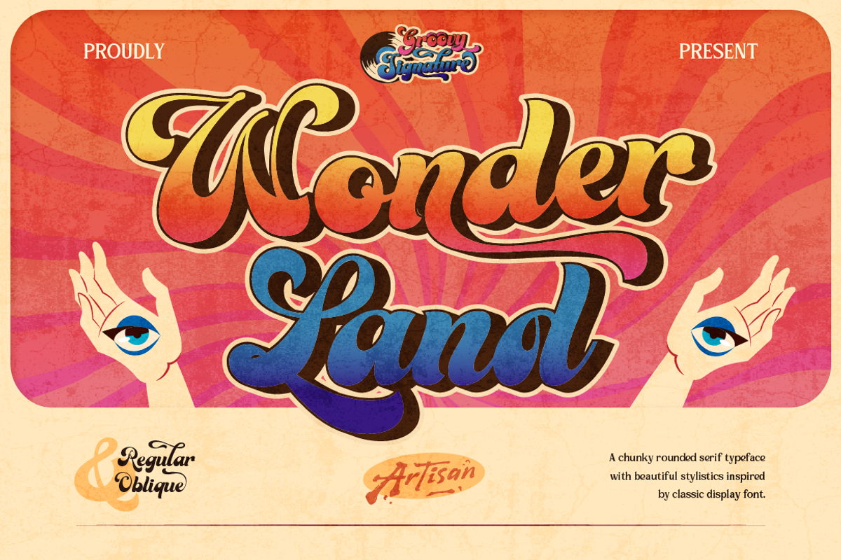 Groovy Signature - Retro Font, a Handwritten Font by Artisan Themes (Photo 12 of 12)