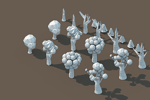 Low Poly Trees Pack 2