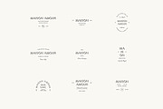 Maison Minimal Logo Kit Ai Eps Psd, a Branding & Logo Template by Feel This (Thumbnail 2 of 13)