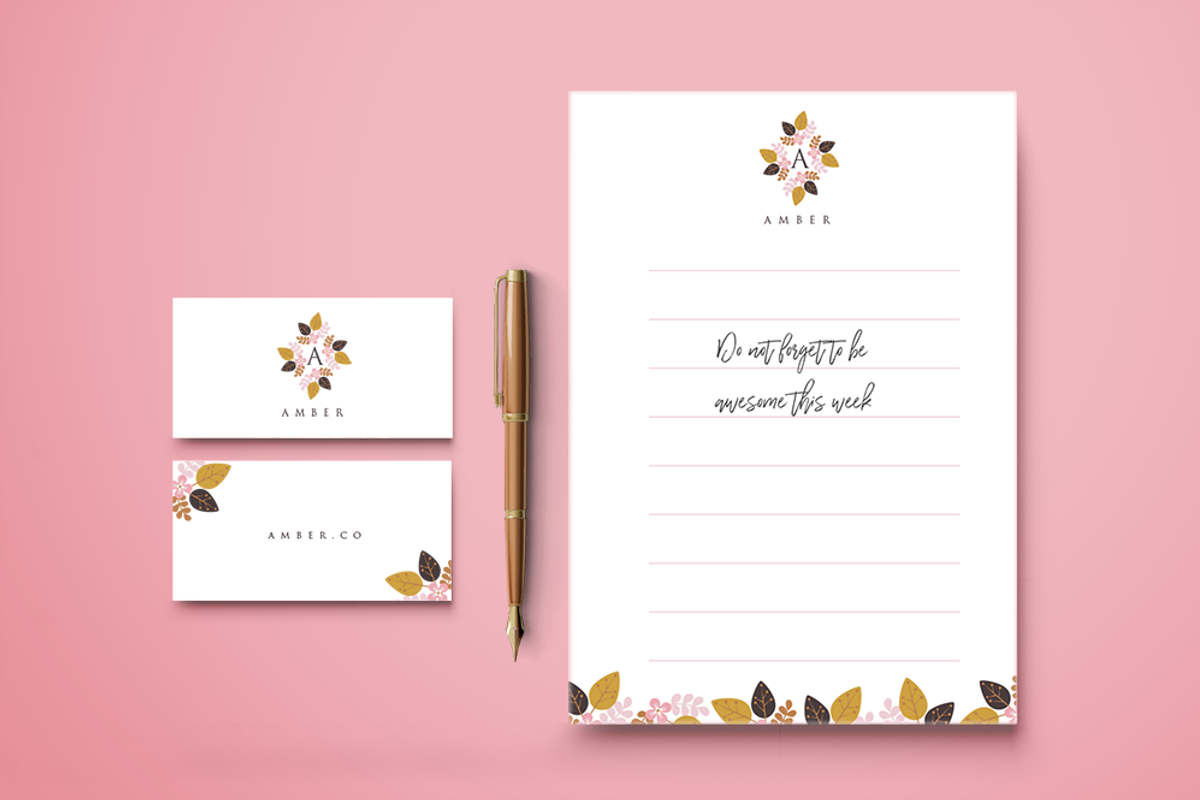 Amber Branding Set, a Branding & Logo Template by Werlang Paper (Photo 2 of 5)