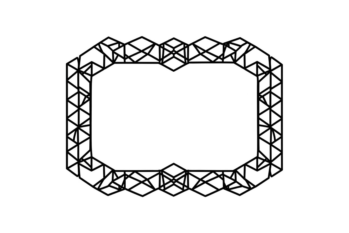 Polygon Frame & Label Bundle, an Illustration by Creativeshirt (Photo 17 of 51)