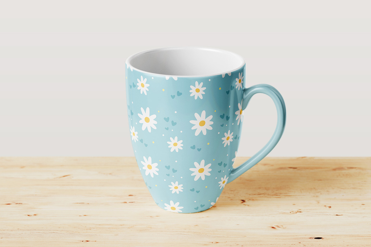 Daisy seamless pattern Vol 01, a Pattern Graphic by RizkaNurfazrina (Photo 4 of 7)