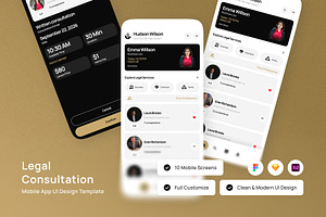 Lexico Legal Consultation Mobile App, an App Template by twinstd