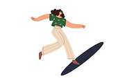 People jumping out of holes set, a Person Illustration by Good Studio (Thumbnail 6 of 9)