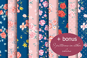 Vintage roses patterns, a Pattern Graphic by MeadowFox (Thumbnail 5 of 5)