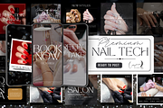 Nail Tech Instagram Templates, a Social Media Template by Cosmic Design (Thumbnail 2 of 17)