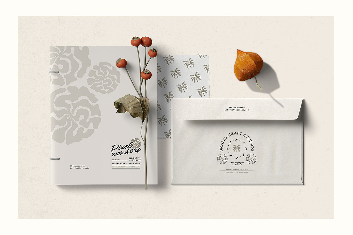 Groovy Floral | Logo Kit, a Branding & Logo Template by KetteCreate (Photo 7 of 22)
