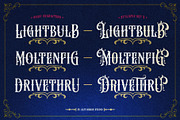 Money Brother Victorian Typeface, a Blackletter Font by alit design (Thumbnail 9 of 20)