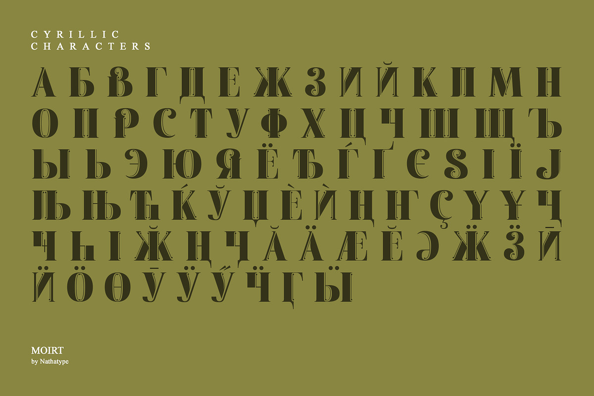 Moirt, a Serif Font by Nathatype (Photo 9 of 11)