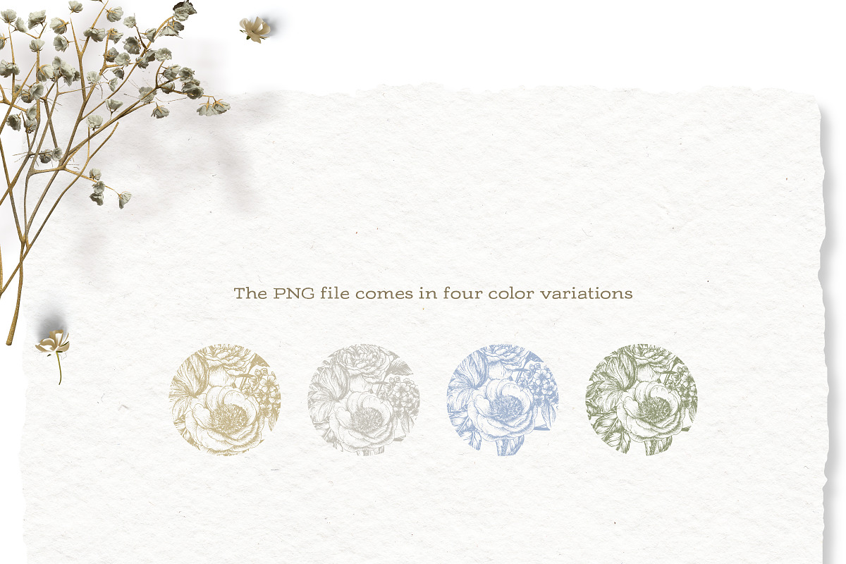 Ornamental Frames & Flowers, a Decorative Illustration by BlumenSoul (Photo 12 of 12)