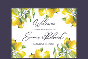 Fresh lemonade Wedding Suite, an Invitation Template by HannaSymo (Thumbnail 5 of 7)