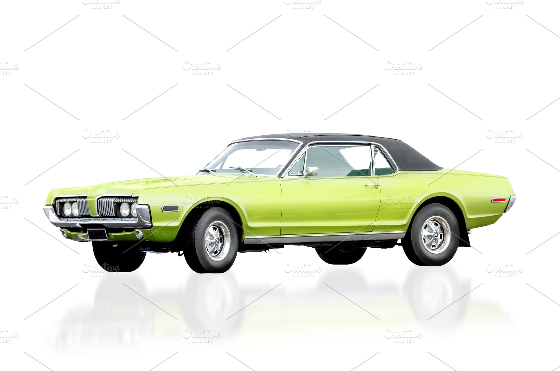 Classic 1960s American Muscle Car, a Transportation Photo by Pakosta