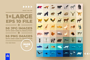 Set of Polygonal Animals, an Animal Illustration by blauananas (Thumbnail 7 of 7)