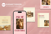 Elegant Fashion Instagram Templates, a Social Media Template by Ollyta May (Thumbnail 1 of 11)