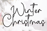 Winter Christmas | Script Font, a Handwritten Font by Scratchones (Thumbnail 1 of 6)