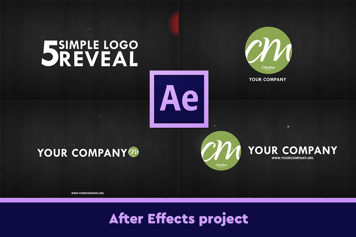 5 Simple Logo Reveals, a Presentation Template by Catflap (Photo 2 of 2)