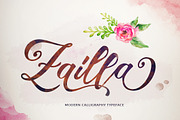 Zailla Script (25% OFF), a Script Font by Dirtyline Studio (Thumbnail 1 of 5)