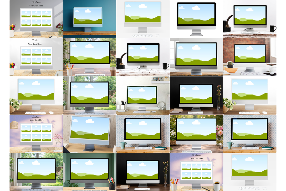 Mac Computer Canva Templates Bundle, a Marketing Template by Wicked Creative (Photo 14 of 14)