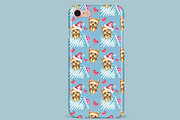 Christmas dogs paper, Cute puppies, a Pattern Graphic by SimpleWishesArt (Thumbnail 3 of 4)