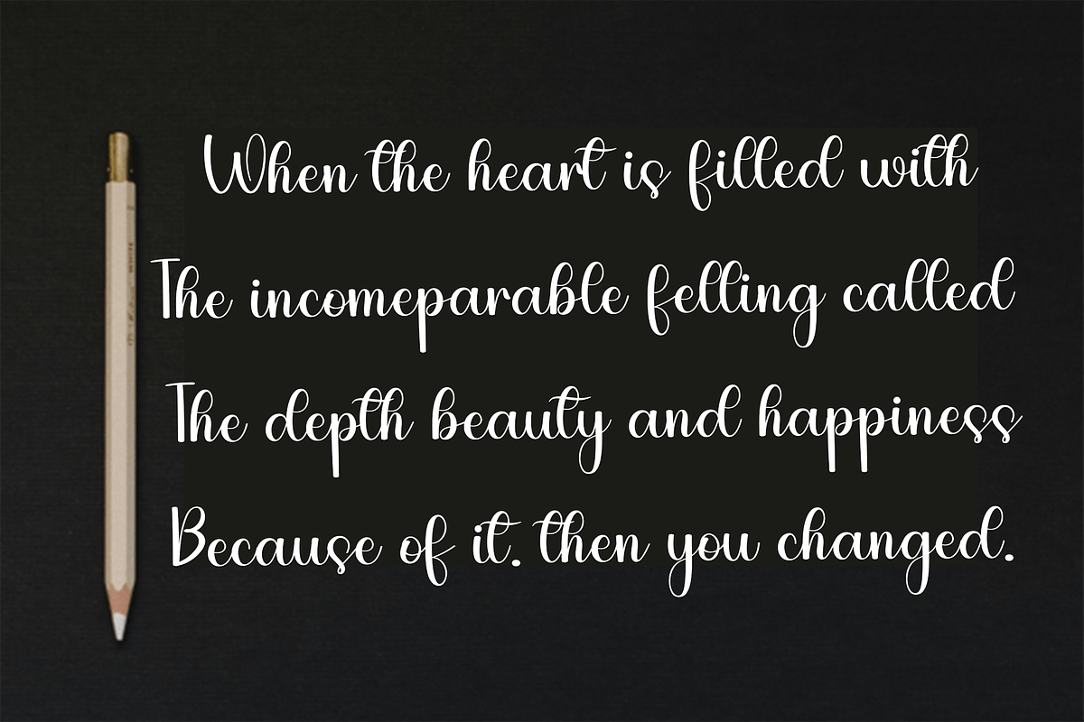 Elegance Calligraphy, a Handwritten Font by FreshTypeINK (Photo 4 of 8)