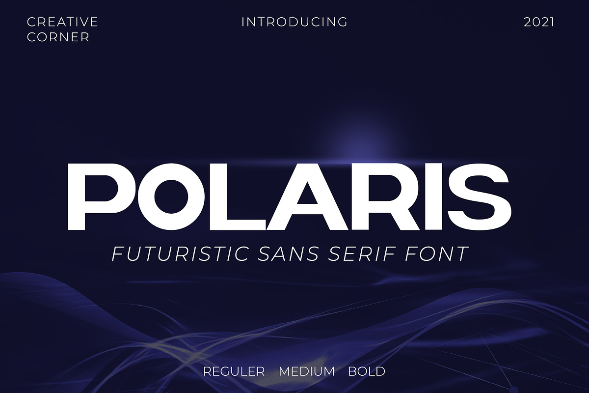 Polaris Futuristic Bold Typeface, a Sans Serif Font by CCS Type (Photo 1 of 16)